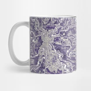 Purple Shell Beachy Agate Mug